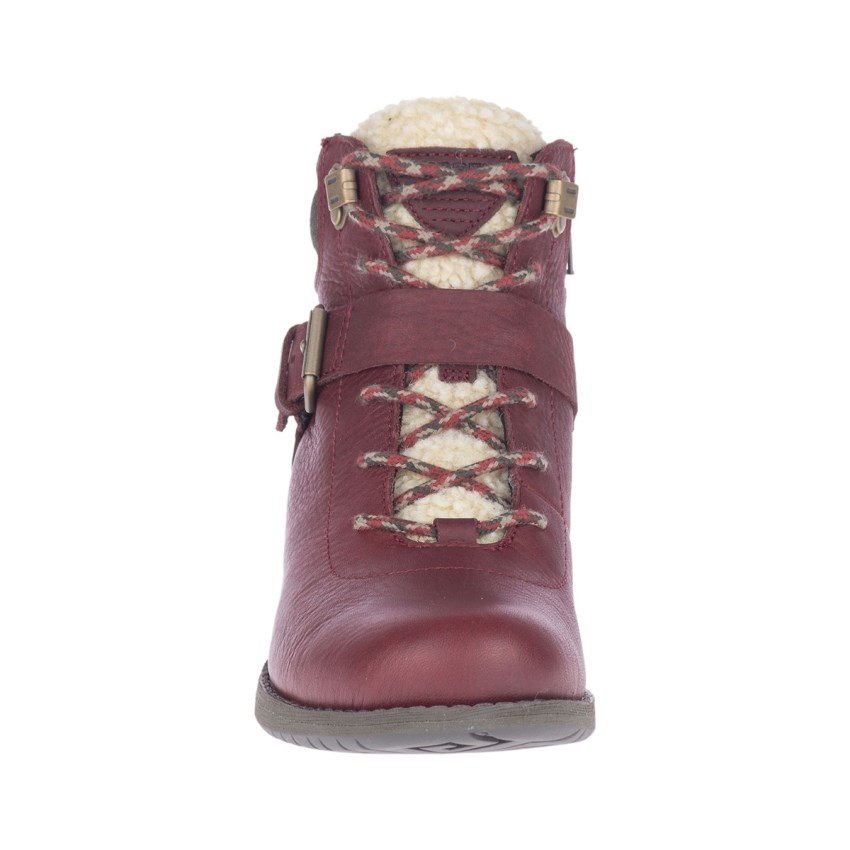 Bottes Merrell Shiloh II Lace Waterproof Bordeaux Femme | J.N.GMPW